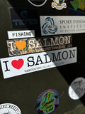 I ❤️ SALMON Sticker