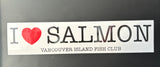 I ❤️ SALMON Sticker