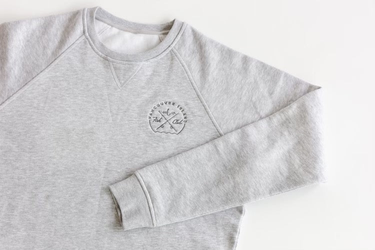 Light grey crew neck online