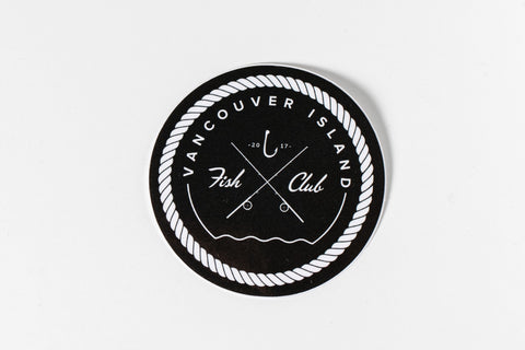 Vancouver Island Fish Club Original Sticker